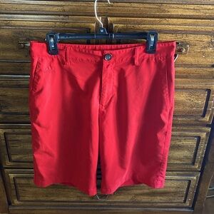 Adidas Climalite premium red shorts